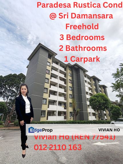 Paradesa Rustica Condo at Sri Damansara for Sale, Selangor, Bandar Sri Damansara