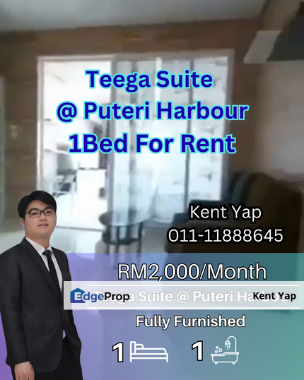 Teega Suites / Puteri Harbour / 1 Bedroom / For Rent, Johor, 