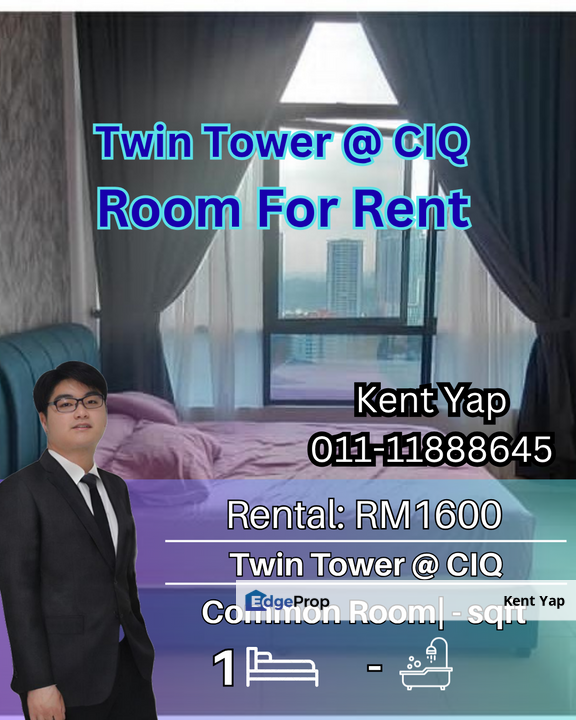 Twin Tower @ CIQ / Common Room / For Rent, Johor, Johor Bahru