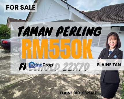 Jalan Kosa Taman Perling Single Storey 22x70, Johor, Johor Bahru