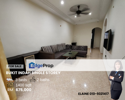 Taman Bukit Indah Jalan 1 Single Storey | Renovated | RM675k, Johor, Johor Bahru