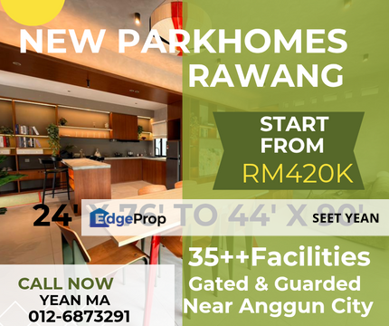  New. Launch Rawang Parkhomes,  1/2 & 2 Storey House Bandar Tasik Puteri For Sale, Selangor, Rawang