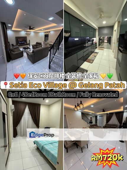 2 Storey Link House, Setia Eco Garden, For Sale, Johor, Gelang Patah
