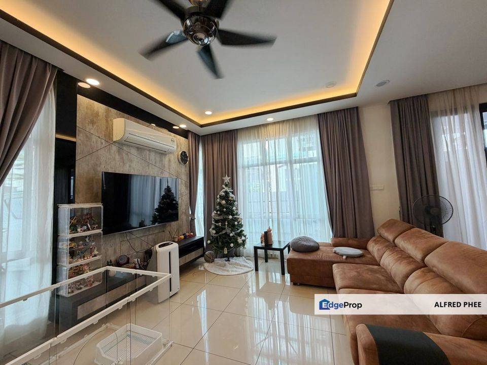 Pulai Hijauan Jalan Palma, Johor,  Double Storey Cluster, For Sale, Johor, Kangkar Pulai