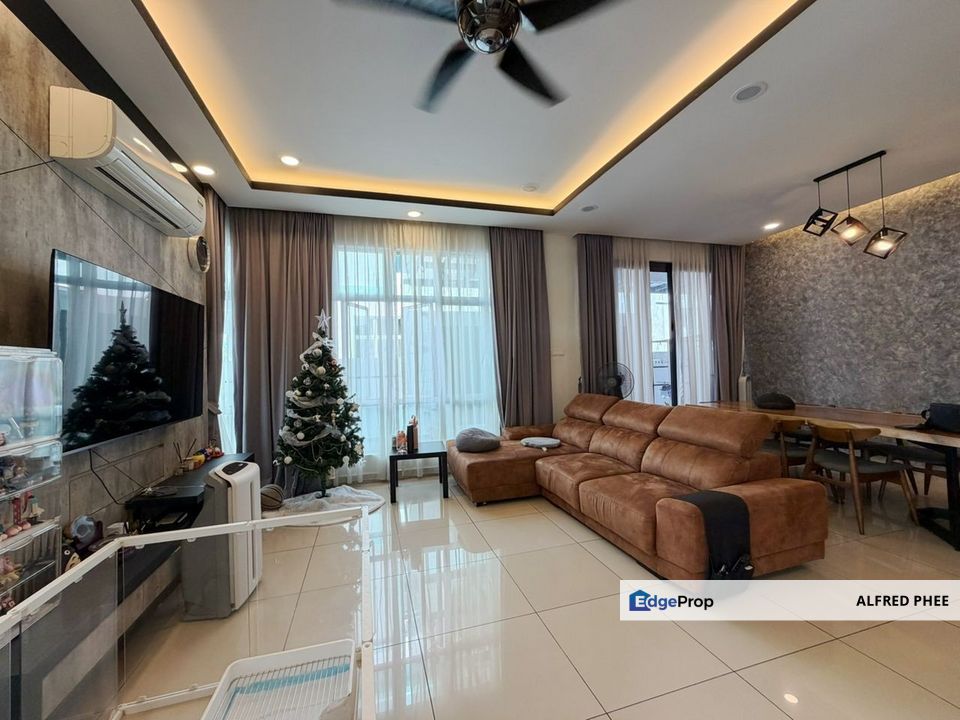 Pulai Hijauan Jalan Palma, Johor,  Double Storey Cluster, For Sale, Johor, Kangkar Pulai
