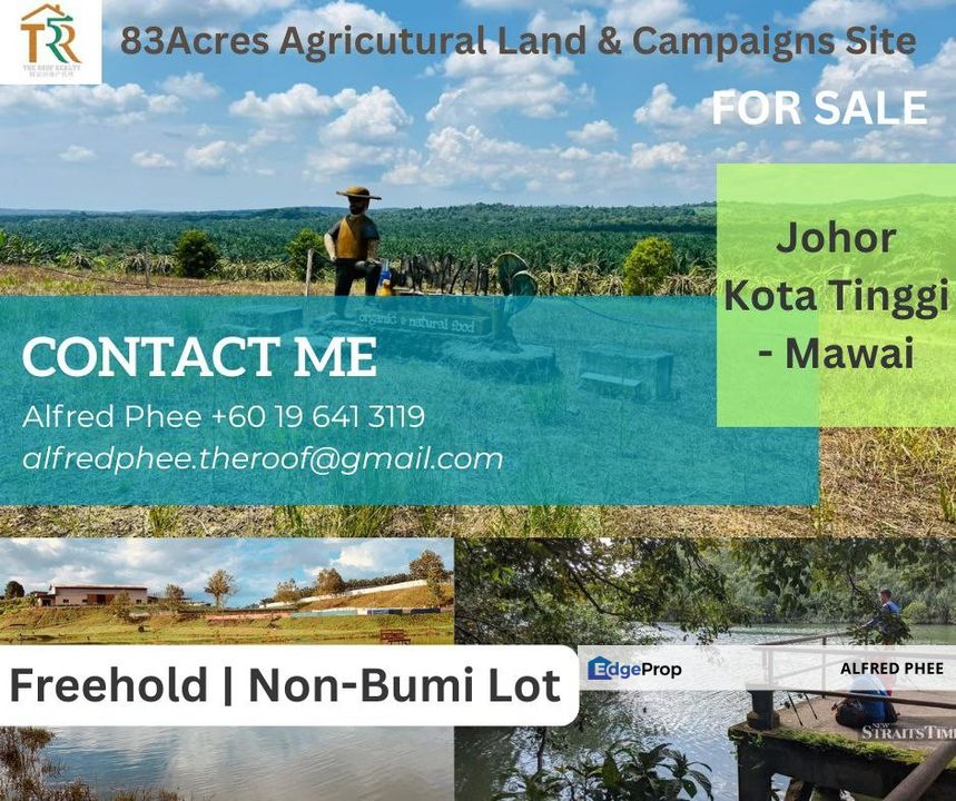 Kota Tinggi Mawai Land 83 acres For Sale, Johor, Johor, Kota Tinggi