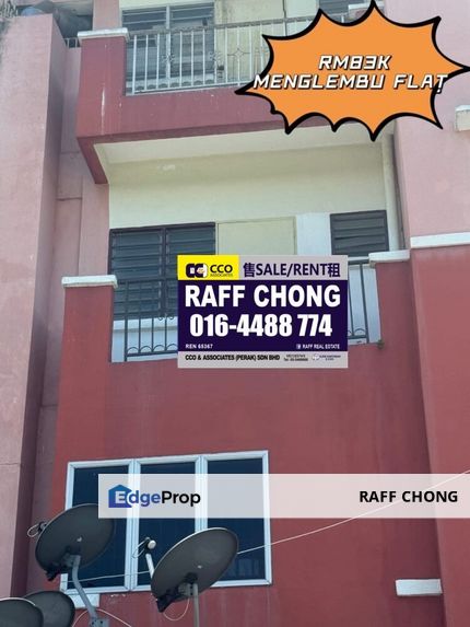Menglembu Taman Impiana Adril Flat For Sales, Perak, Ipoh