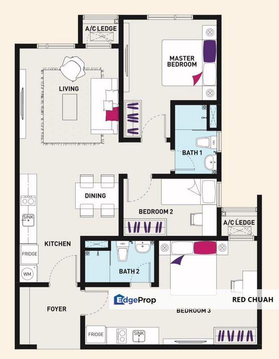 Best Price | Urbano Glenmarie | Fully Furnished | UOW KDU Glenmarie | Best Value, Selangor, Shah Alam