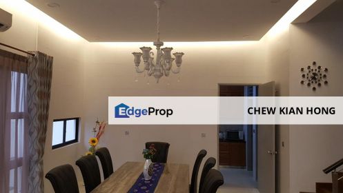 The Canal Garden South Horizon Hills 3 Storey Cluster House for Rent Fully Furnished, Johor, 