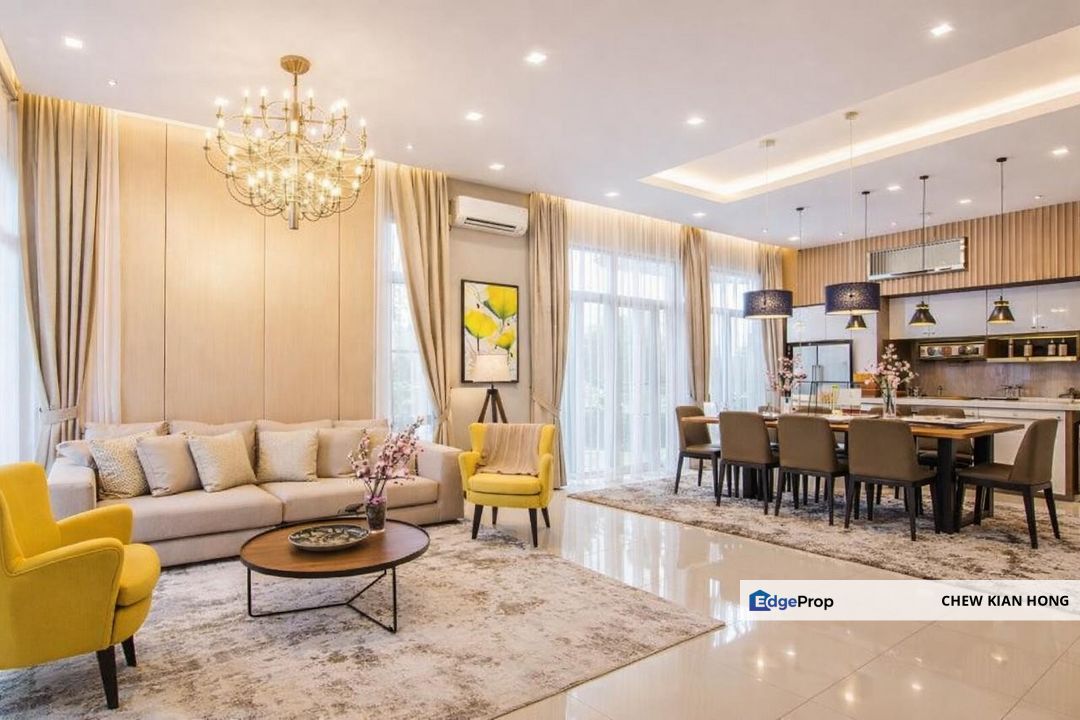 Sakura Residence Medini Iskandar 2 Storey Semi D House for Rent Fully Furnished, Johor, 