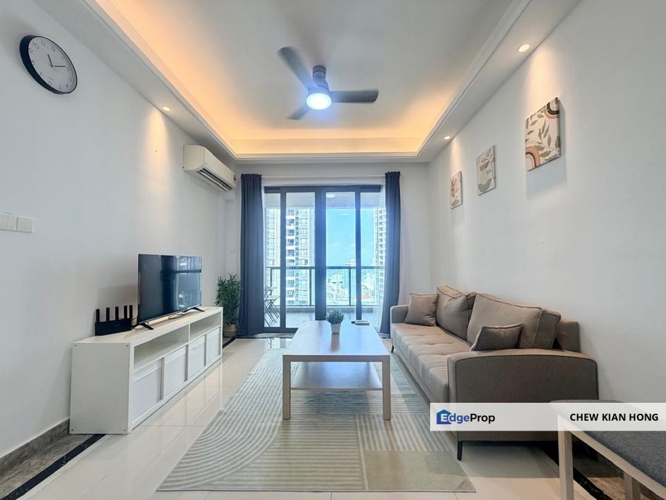 Johor Bahru Town R&F Apartment for Rent 2 Bedrooms Fully Furnished, Johor, Johor Bahru