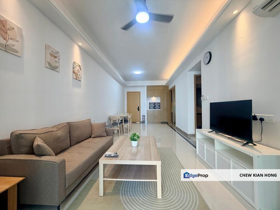 Johor Bahru Town R&F Apartment for Rent 2 Bedrooms Fully Furnished, Johor, Johor Bahru