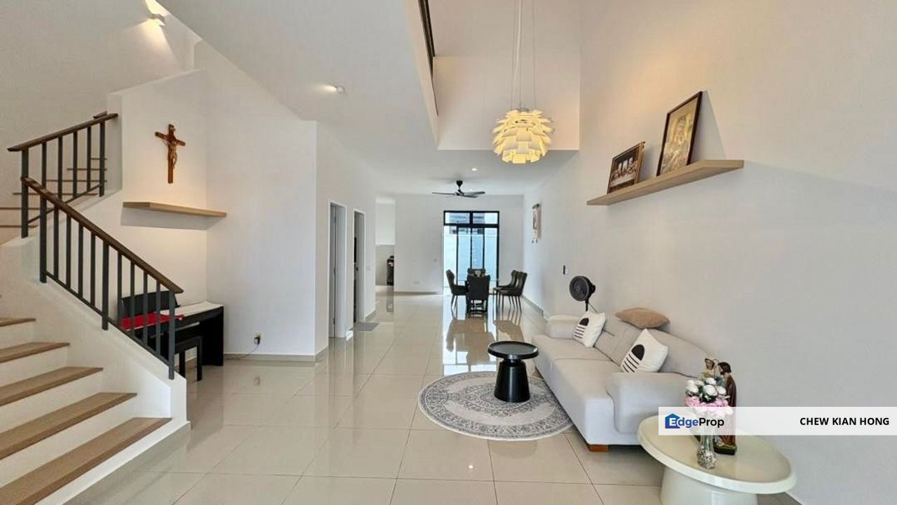 Eco Botanic Double Storey Link Cluster House for Rent New with Furnished, Johor, Nusajaya