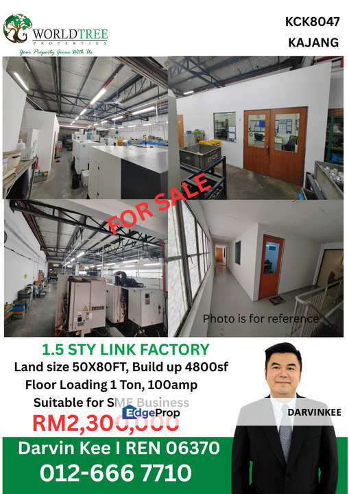 BANDAR TEKNOLOGI KAJANG LINK FACTORY FOR SALE for Sale @RM2,300,000 By ...
