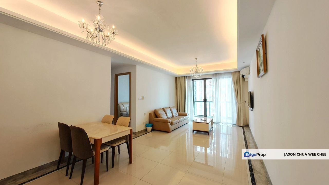 Apartment R&F Princess Cove For Sales - High Floor Seaview Fully Renovated & Furnished!, Johor, Johor Bahru