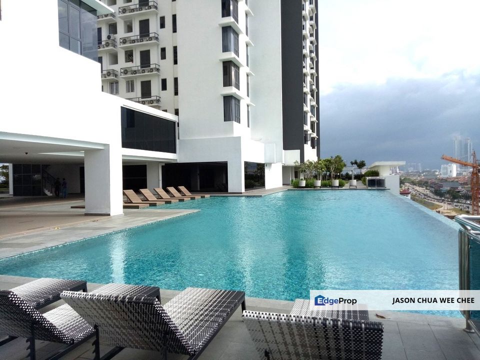 1Tebrau Apartment Johor Bahru Renovated High Floor Windy View for Sale, Johor, Johor Bahru