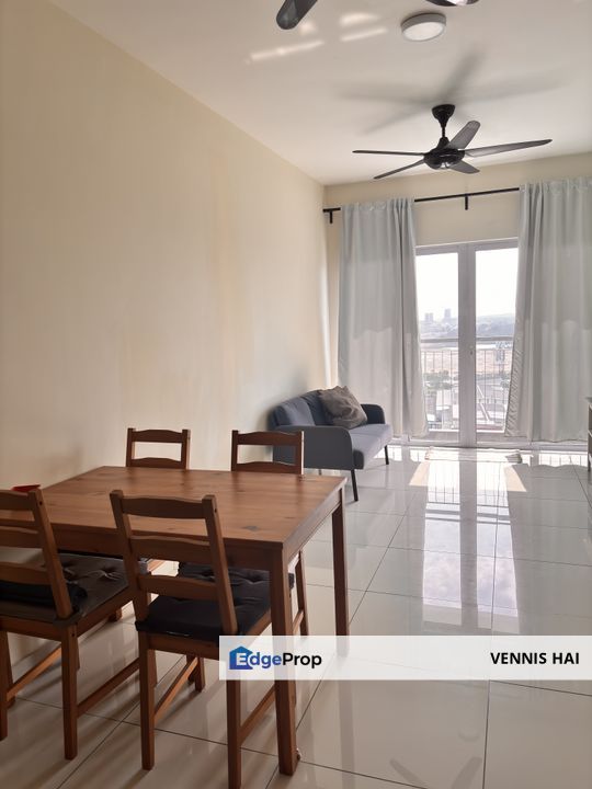 Fully furnish with water filter and washing machine fridge below market rental , Selangor, Puchong