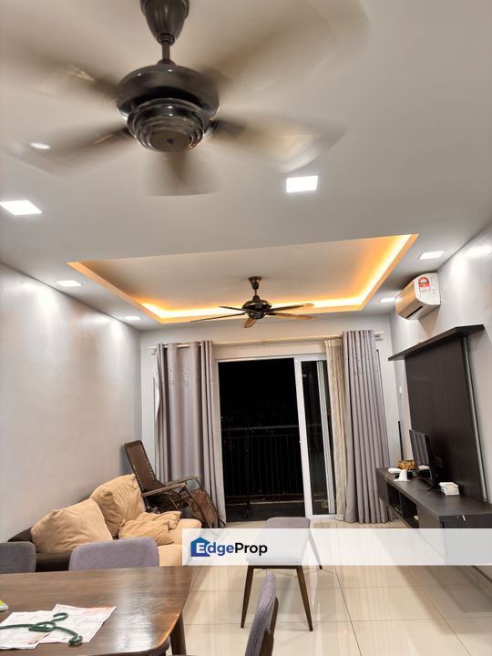 Puchong fully furnished for rent with kitchen cabinet  washing machine and fridge , Selangor, Puchong