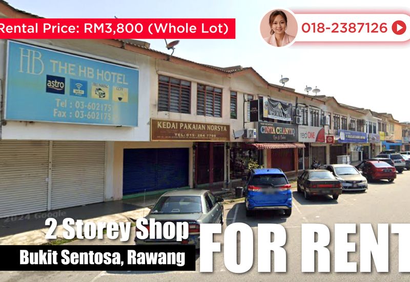 Rawang 2 Storey Shop for Rent