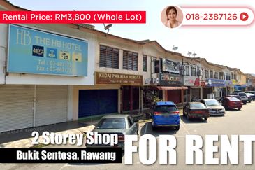 Rawang 2 Storey Shop for Rent