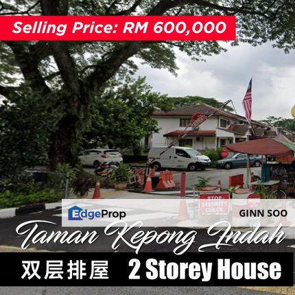 Fully Furnished Kepong Double Storey House FOR SALE, Kuala Lumpur, Kepong
