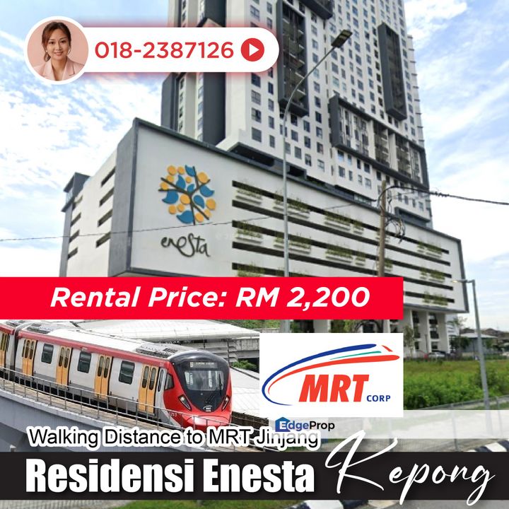 Near MRT Enesta Suite FOR RENT, Kuala Lumpur, Kepong