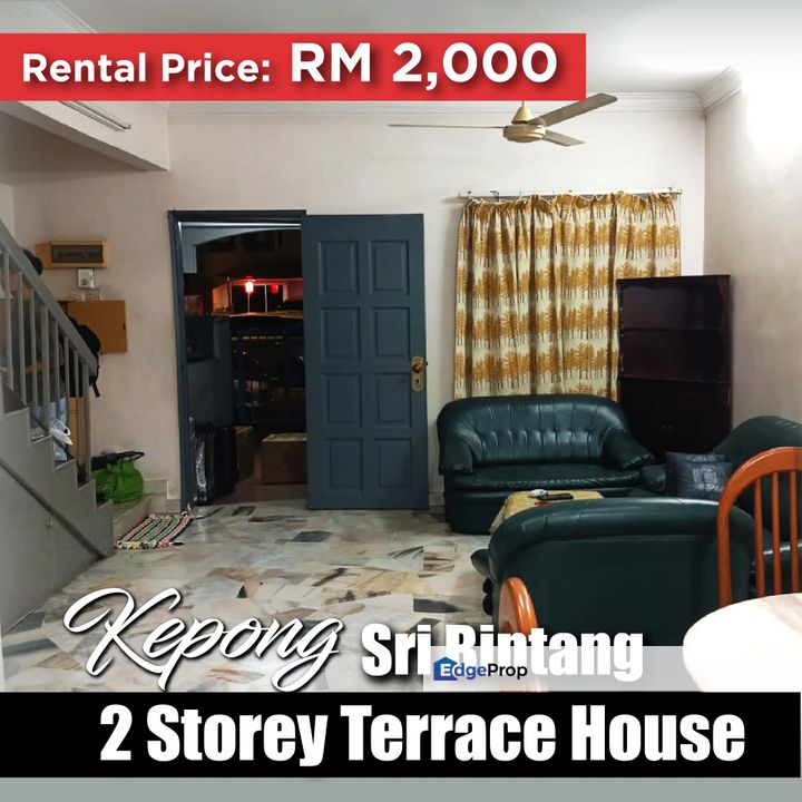 Fully Furnished Kepong Landed House FOR RENT [Tmn Sri Bintang], Kuala Lumpur, Segambut