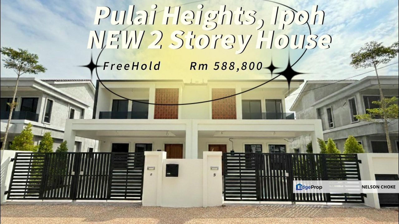 Pulai Heights, Ipoh Freehold Double Storey House for Sale near Botani, Perak, Ipoh