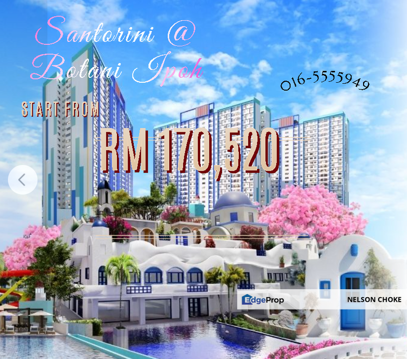 Santorini Freehold Condo @ Botani Ipoh for Sale, Perak, Ipoh