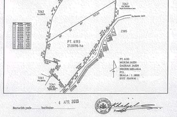 Tanah Pembangunan Komersial - Jasin, Melaka. Hot Area. Town Central