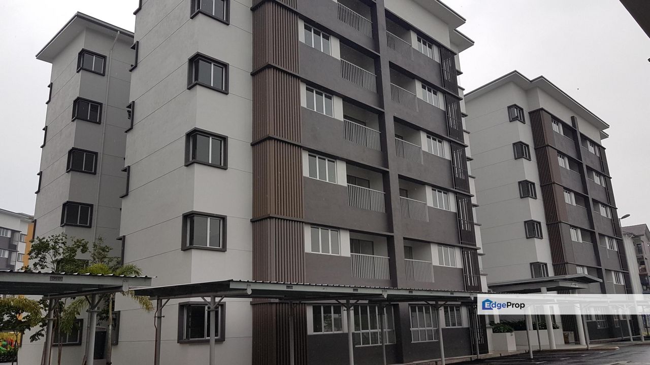 Kiara Court Condominium | Nilai Impian, Negeri Sembilan | Freehold, Open, Strata Title | Kitchen Cabinet, Two Air Cond & Fully Iron Grilled, Negeri Sembilan, Nilai