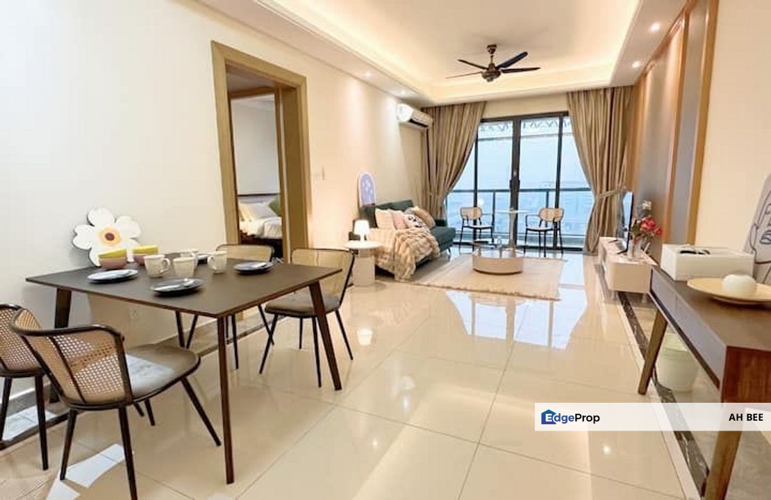 R&F 3 bed fully furnished for rent, Johor, Johor Bahru