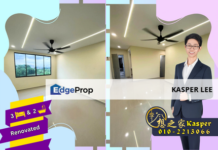 Pangsapuri Larkin Idaman Larkin Apartment 3 Bedroom Fully Renovated High Floor Unit For Sale, Johor, Johor Bahru