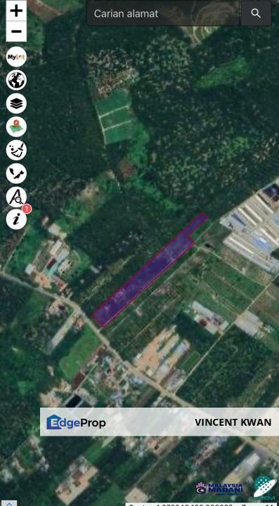 For Sale / SImpang Renggam / Machap 9.743 Acres Land, Johor, Kluang