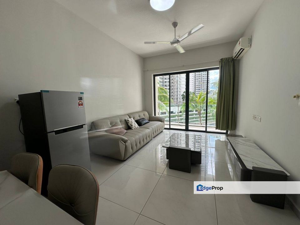 Fully Furnished, Good Condition, unblocked view, 2 bed 1 bath, Johor, Johor Bahru