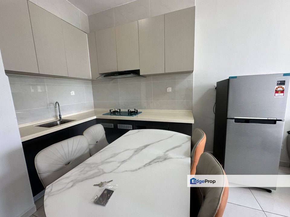 Fully Furnished, Good Condition, unblocked view, 2 bed 1 bath, Johor, Johor Bahru