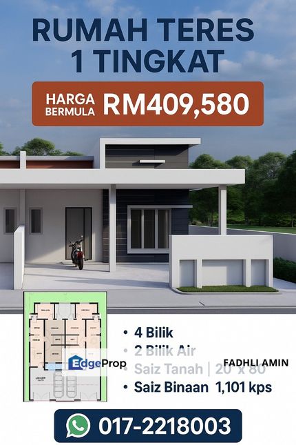 New Launch • 1 Storey Terrace • Laman Cherakah Shah Alam (2027 Completion), Selangor, Shah Alam