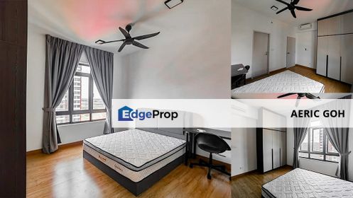 Amber Residence full furnished with 3 room 1 bathroom ready for room rental and with tenanted tenant already, Selangor, Kota Kemuning