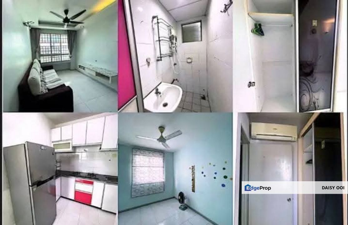 Harmony View-680sf-Fully Renovated-Semi Furnished-1 car Park-Jelutong , Penang, Jelutong