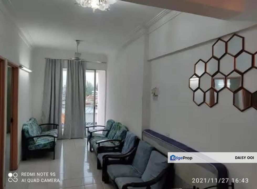 BJ Court-700sf-Partial Renovated Furnished-1 Car Park-Bukit Jambul Bayan Lepas , Penang, Bukit Jambul