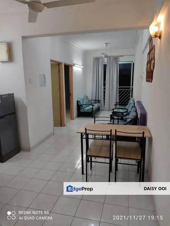 BJ Court Apartment-700sf-Partial Renovated Furnished-1 Car Park-Bayan Lepas , Penang, Bukit Jambul