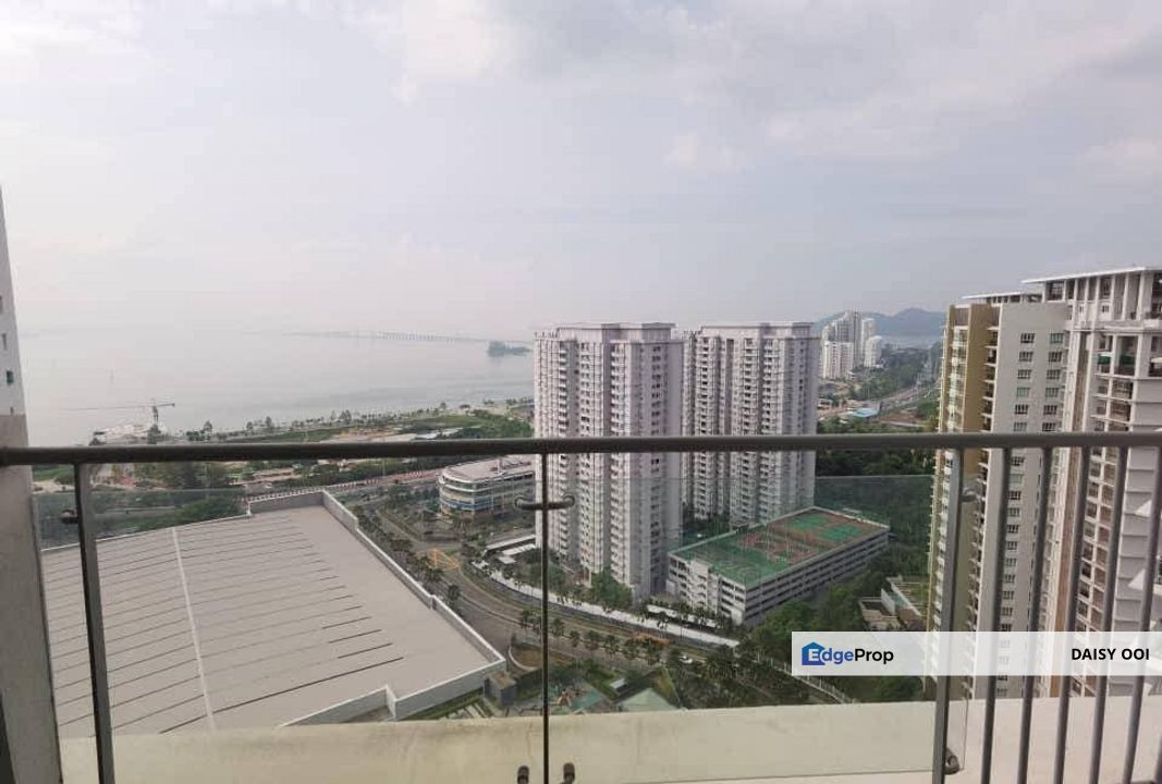 E-GATE VERTIQ Condo HIGH FLOOR 1269sqft 2 Carparks Furnish, Penang, Gelugor