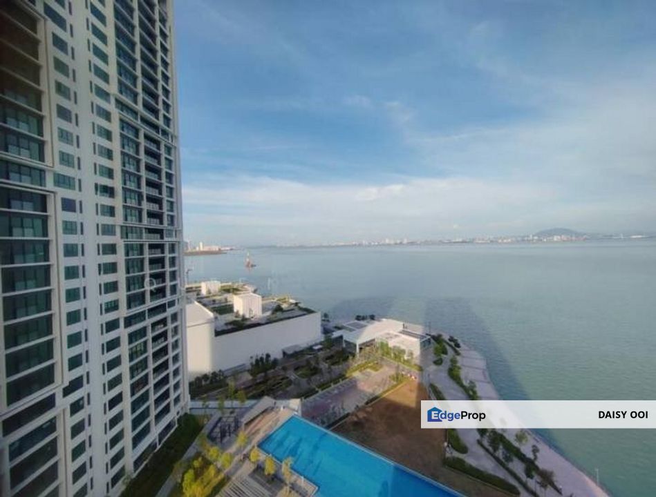 MEZZO CONDO 1292sf Full Furnished 3bedroom Seaview 2CP GELUGOR THE LIGHT USM, Penang, Gelugor