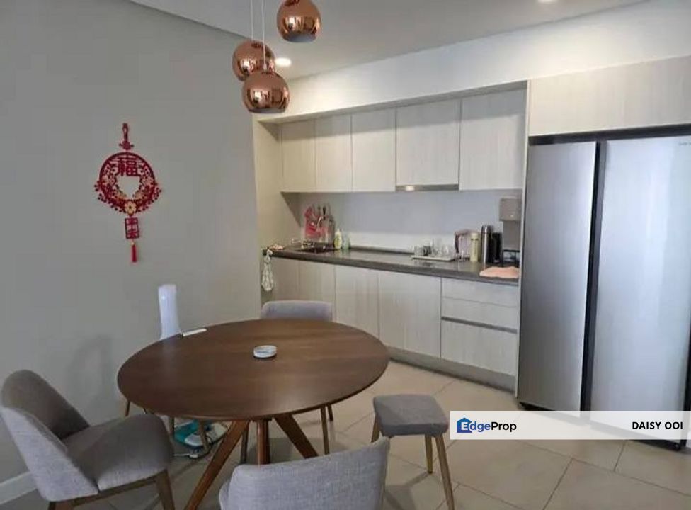 Triuni Residence Gelugor Fully Furnished With 2Cp For Rent, Penang, Batu Uban