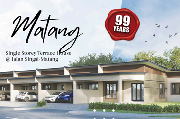 100% Loan New single Storey project at Matang Sungai Tengah, Before Matang Vocational College