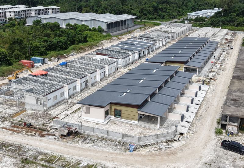 100% Loan New single Storey project at Matang Sungai Tengah, Before Matang Vocational College