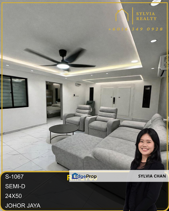 4R3B SEMI D @ JALAN BAKAWALI / JOHOR JAYA, Johor, Johor Bahru