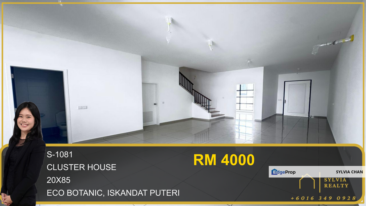 DOUBLE STOREY CLUSTER @ ECO BOTANIC / EAST LEDANG / HORIZON HILLS / MEDINI / BUKIT INDAH / LEISURE FARM / AURORA, Johor, Nusajaya