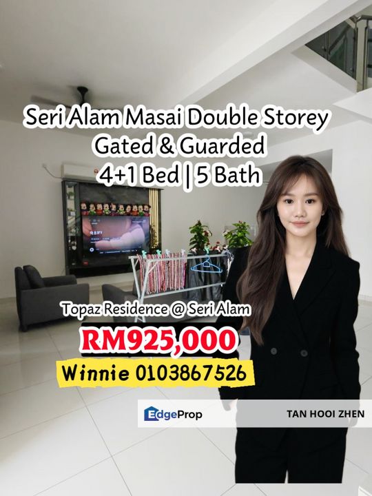 Topaz Residence @ Seri Alam Double Storey Terrace｜双层排屋, Johor, Masai