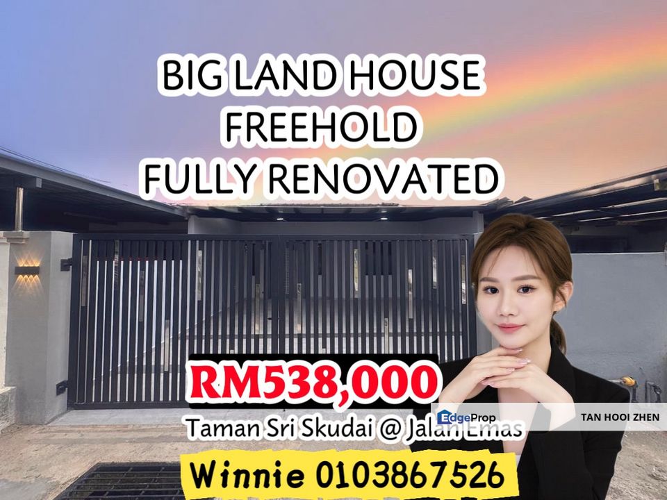 For Sale Taman Sri Skudai @ Jalan Emas 3, Single Storey Terrace, Johor, Skudai